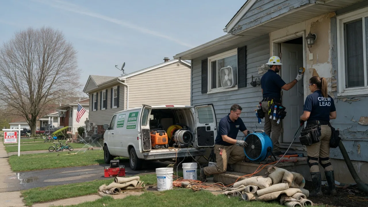 Flood Cleanup in Claremont, IL near me